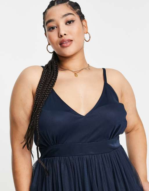 Asos bridesmaid navy online