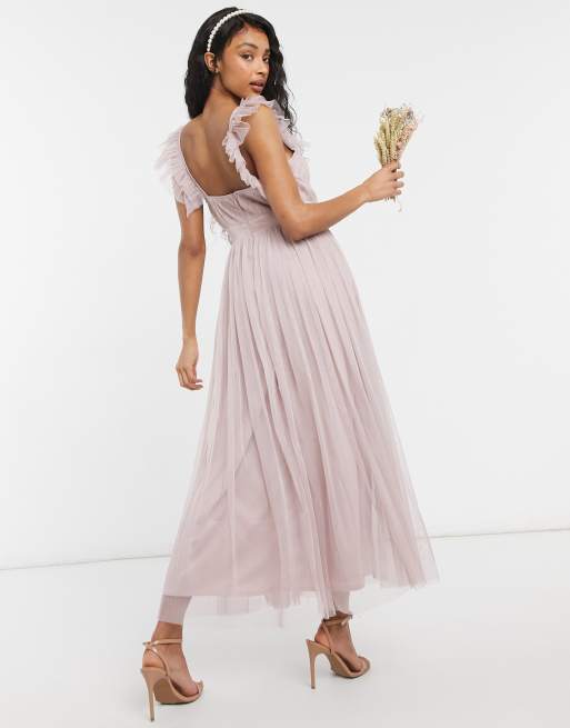 Asos tulle bridesmaid clearance dress