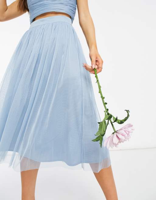 Asos tulle midi skirt hotsell