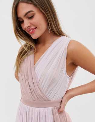 anaya kimono sleeve wrap maxi dress