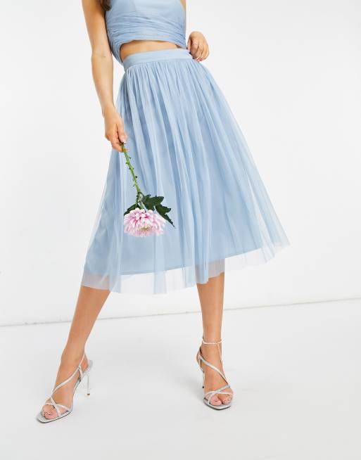 Jupe 2024 tulle bleu