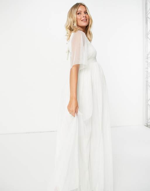 Asos maternity 2025 wedding dress