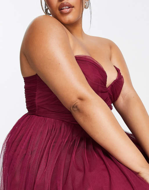 Plum bridesmaid dresses clearance asos