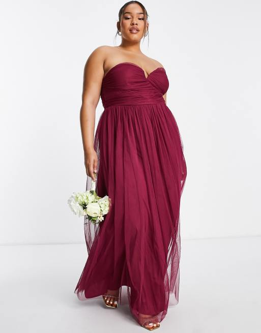 Plus size 2025 sweetheart neckline dresses