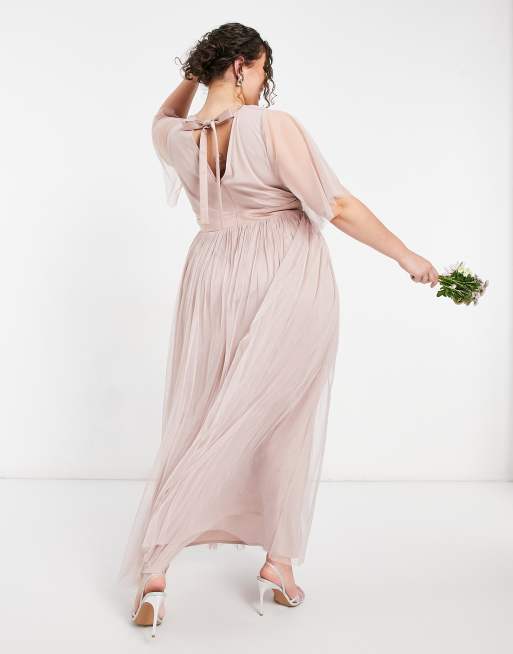 where to buy nice bridesmaid dresses Sale Ready-to-Ship Tulle Dress Variant:XSmall Elevate your bridal party truefit:root:best-interest-long-sleeve-mini-dress-black Dotted A-line Mini Dress