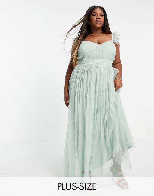 Jade green shop plus size dress