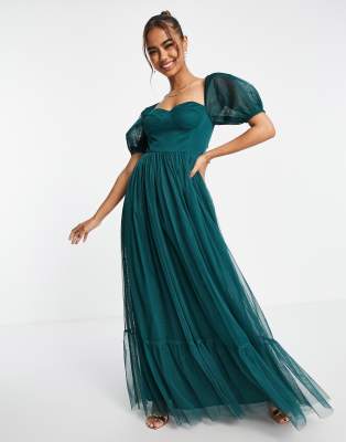 Emerald store dress asos