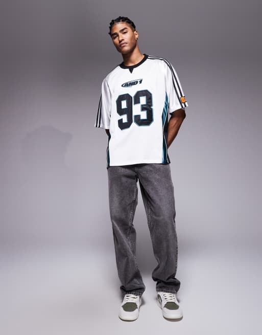 And1 – Airtex – Blå, flerfärgad, sportig t-shirt, 2 av 5