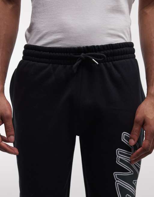 AND1 - Joggers neri con logo in coordinato, 5 di 5
