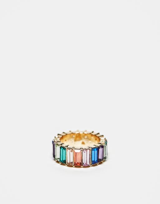 Anillo con cristales de colores de SVNX 