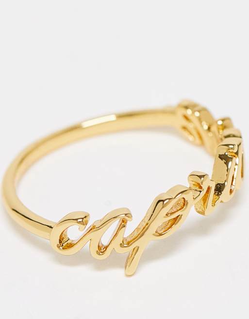 Anillo capricornio best sale