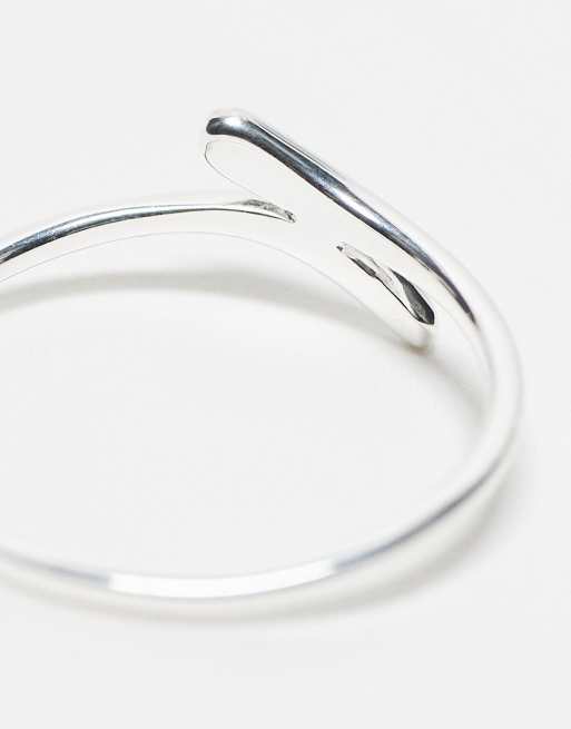 Anillo con diseño envolvente de plata de ley de ASOS DESIGN, 4 de 4