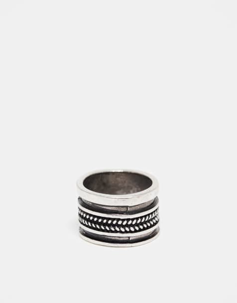 Anillos para Hombre Anillos con Sello en Oro para el Menique y de Diseno ASOS