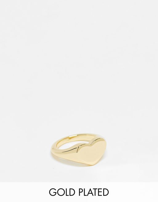 Anillo sello dorado shop