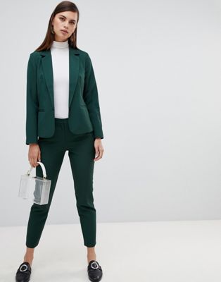 Ankellange bukser, tailored, fra Unique 21-Grøn