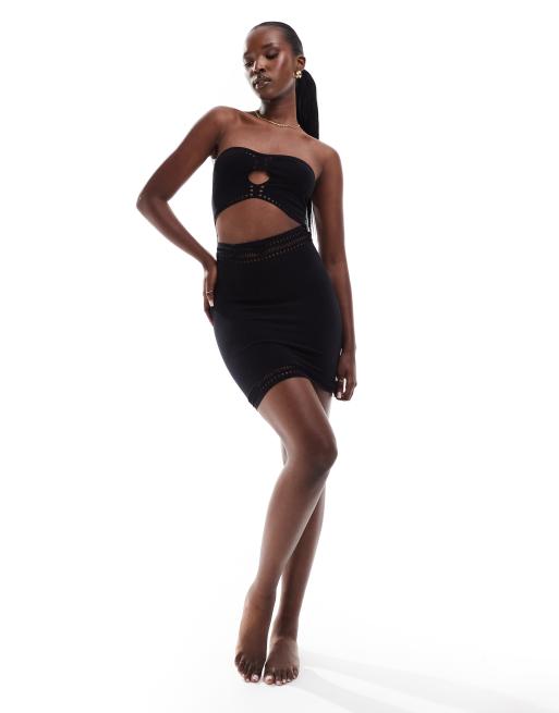Ann Summer Luminary knit dress in black, 2 of 4