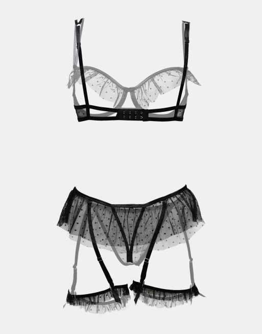 Ann Summers – All Mine – Svart underklädesset utan gren, 3 av 3