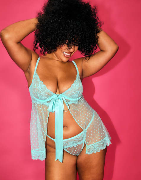 Ann Summers bon bon babydoll in blue - view 1