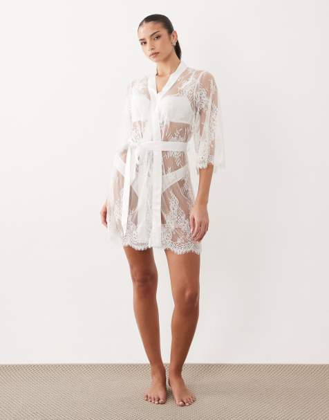 Ann Summers – Bridal Availing – Bademantel in Elfenbein - view 1