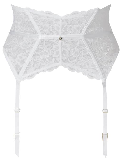 Ann Summers Bridal sexy lace waspie suspender in white, 2 of 4