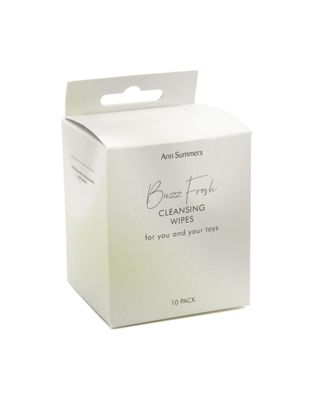 Ann Summers buzz fresh 10 pack cleansing wipes
