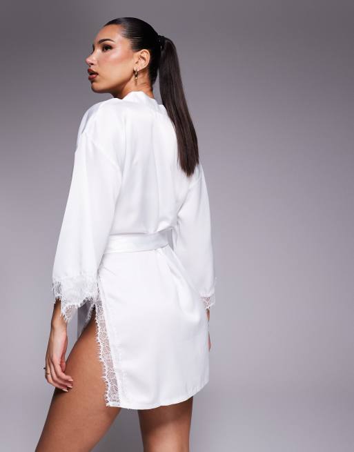 Ann Summers Cherryann robe in ivory
