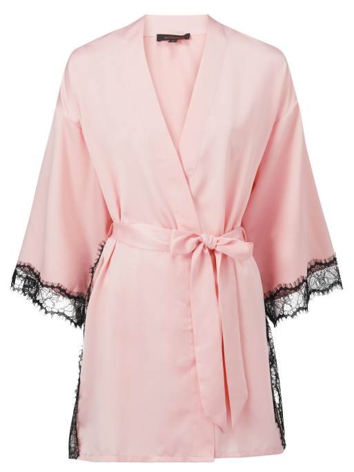 Ann Summers Cherryann robe in pink, 2 of 4