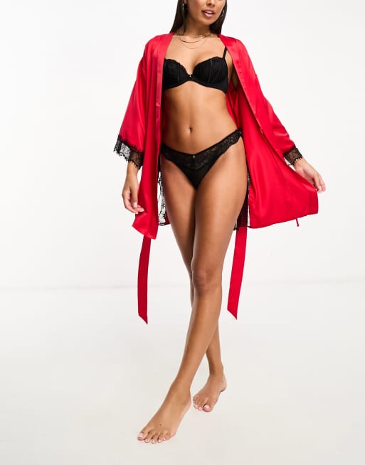 Ann Summers Cherryann Robe in Red