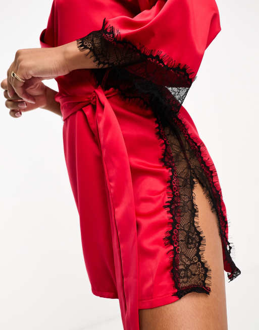 Ann Summers Cherryann Robe in Red, 2 of 4