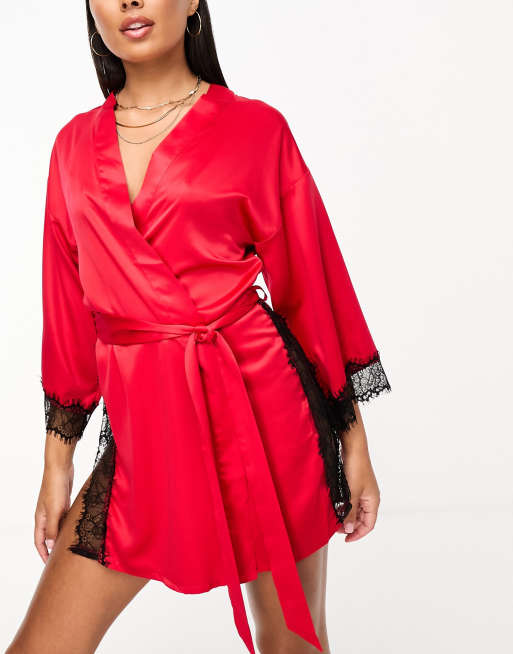 Ann Summers Cherryann Robe in Red, 3 of 4
