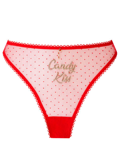 Ann Summers Christmas Candy kiss knicker in red - view 1