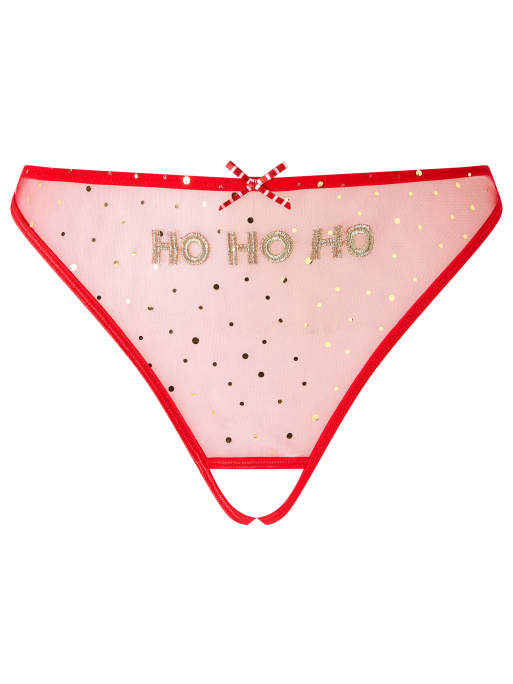 Ann Summers Christmas Ho ho ho knicker in red, 2 of 2