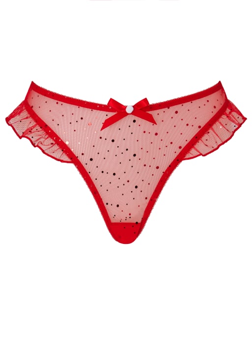 Ann Summers Christmas Merry kissmas knicker in red, 2 of 2