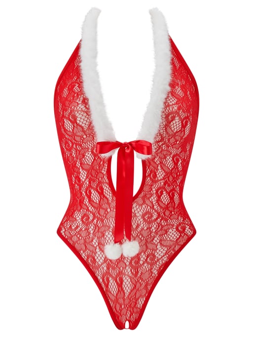 Ann Summers Christmas Winter wonderland body in red, 5 of 5