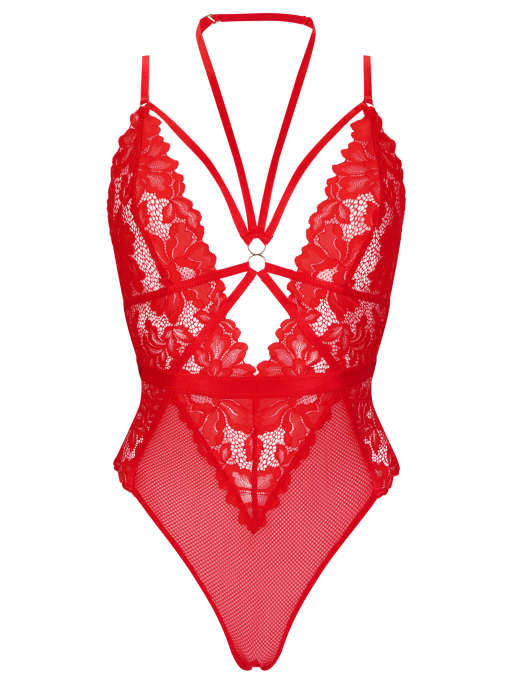 Ann Summers – Confession – Body in Rot mit offenem Schritt, 2 von 3