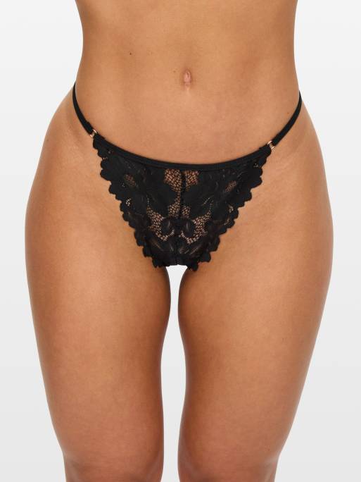 Ann Summers Confession lace crotchless g-string - pack of 3 in multi, 4 of 4