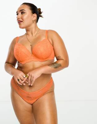 Ann Summers Curve Sexy lace string thong in orange