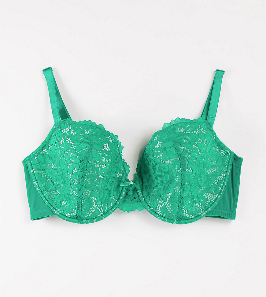 Ann Summers Curve Timeless Affair Padded Plunge Bra In Mint-green ...