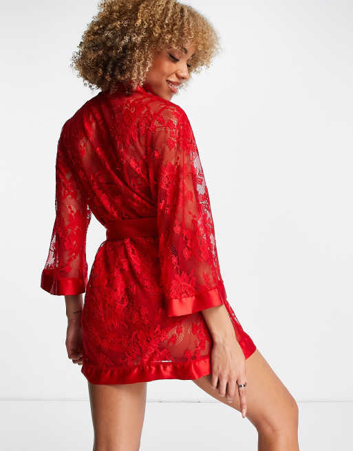 Sheer shop kimono dress