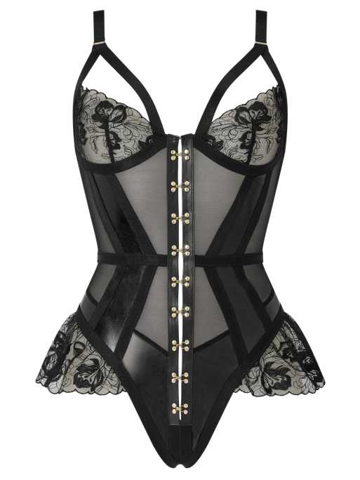 Ann Summers Ecstatic crotchless teddy in black, 5 of 5