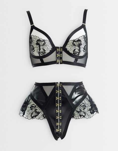Ann Summers – Ecstatic – Svart, grenlöst set - view 1