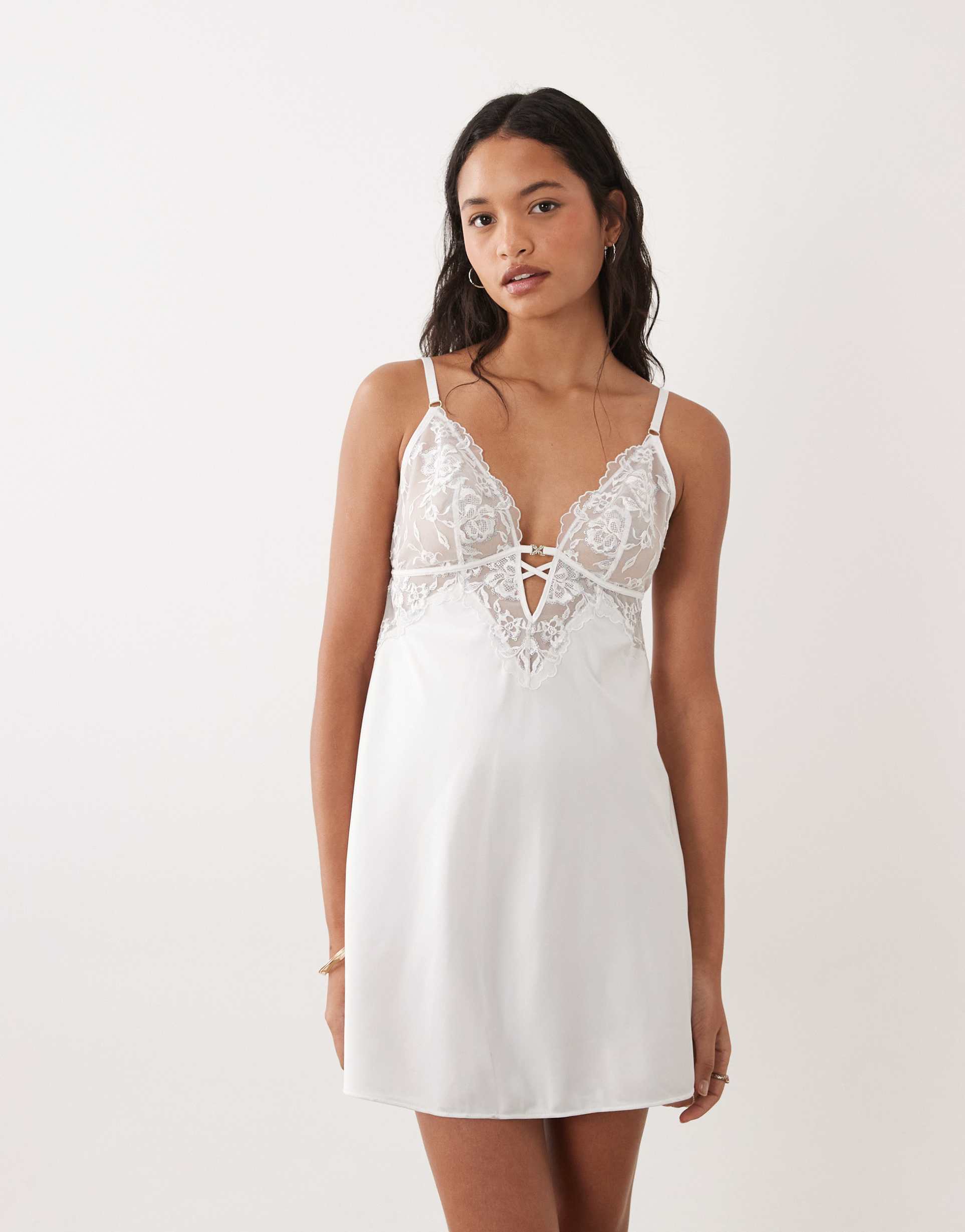 ann summers endless attraction chemise in ivory