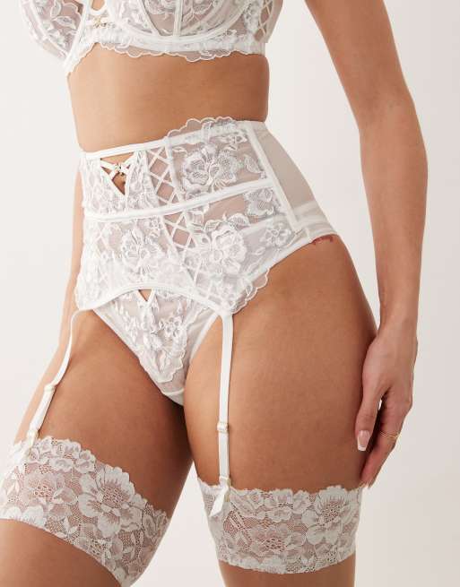 Ann Summers - Endless Attraction - Reggicalze da sposa color avorio, 2 di 3