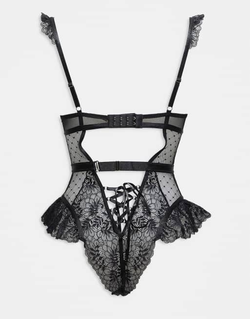 Ann Summers – Entice Me – Svart body utan gren, 3 av 3