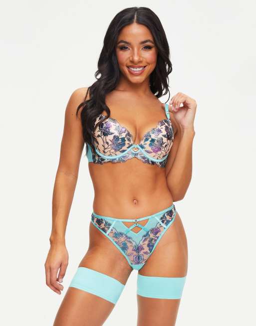 Ann Summers Valentines Euphoric set in blue