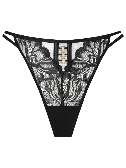 Ann Summers Ever yours lace g-string in black, 4 of 4