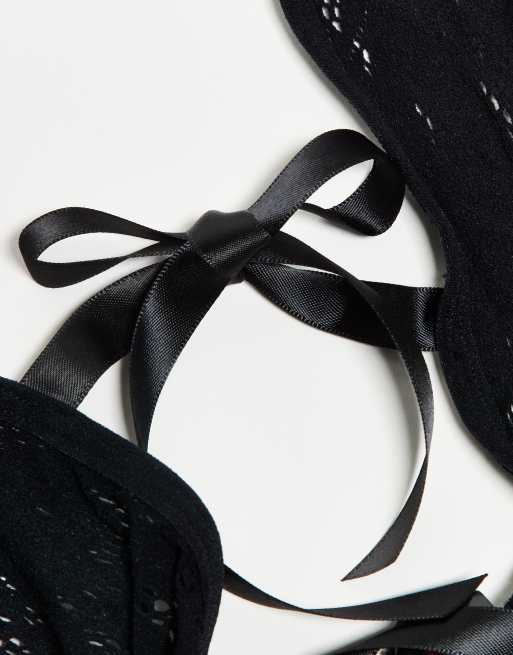 Ann Summers Extravaganza crotchless body in black - BLACK, 2 of 3