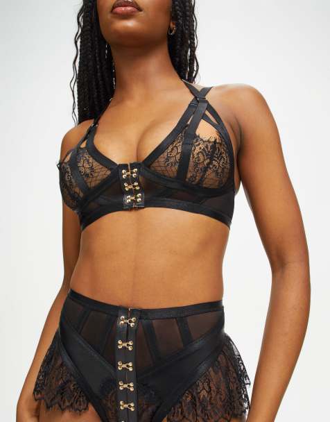 Ann Summers Exuberant crotchless set in black - view 1