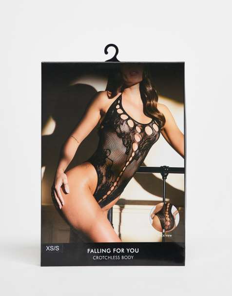Ann Summers – Falling For You – Svart body utan gren - view 1