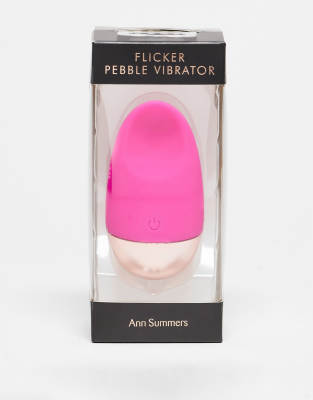 Ann Summers flicker pebble massager vibrator in pink - view 1